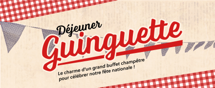 Déjeuner Guinguette 14 juillet au Royal Hainaut